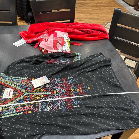 Johnny Was LUETA Silk Blouse Size L - Picture 8 of 10